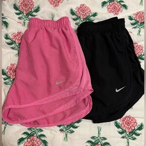 Nike Women's Tempo Brief-Lined Running Shorts - Size Medium - 2 pairs